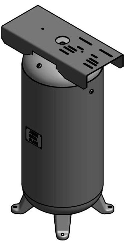 Steel Fab 60 Gallon Vertical Air Tank