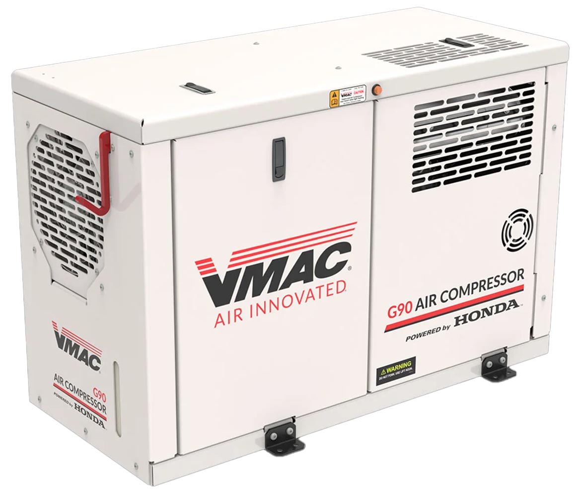 VMAC G90 Gas Powered Rotary Screw Air Compressor 